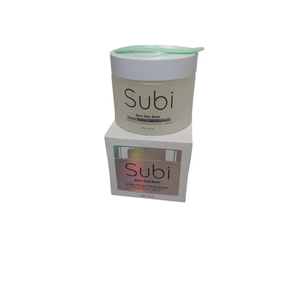 NEW IN BOX Subi Bare Skin luxury cleansing Balm 2.8 ounce jar